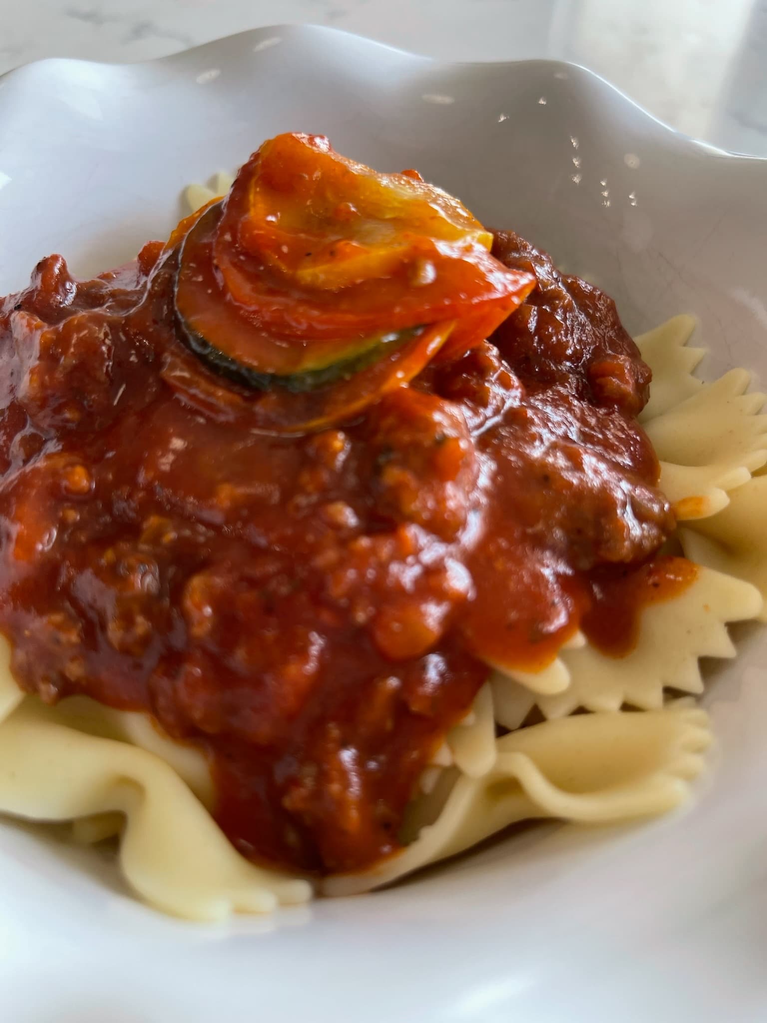 Spicy Beef Ragu Sauce (2-3 servings)
